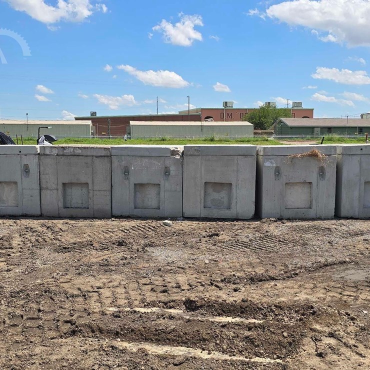 QTY. (6) PRECAST CONCRETE UTILITY VAULTS