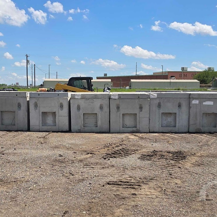 QTY. (6) PRECAST CONCRETE UTILITY VAULTS