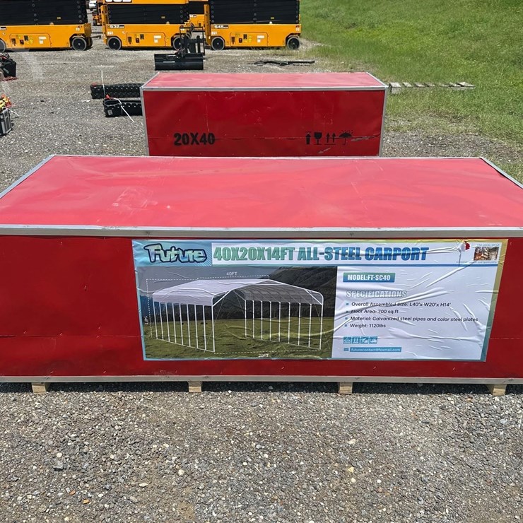 2026 FUTURE FT-SC40 40X20X14 FT ALL STEEL GARAGE CARPOR