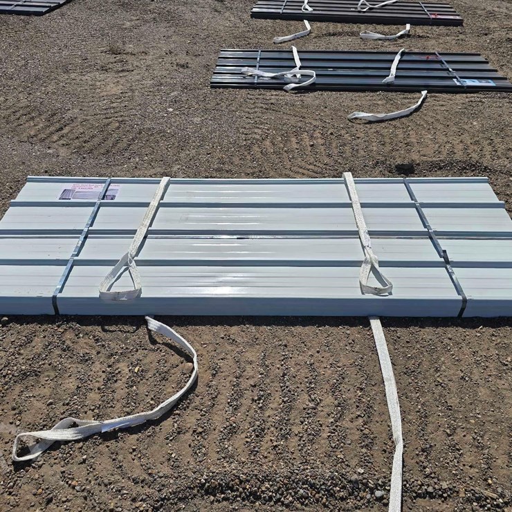 QTY. (70) WHITE METAL ROOF WALL PANELS
