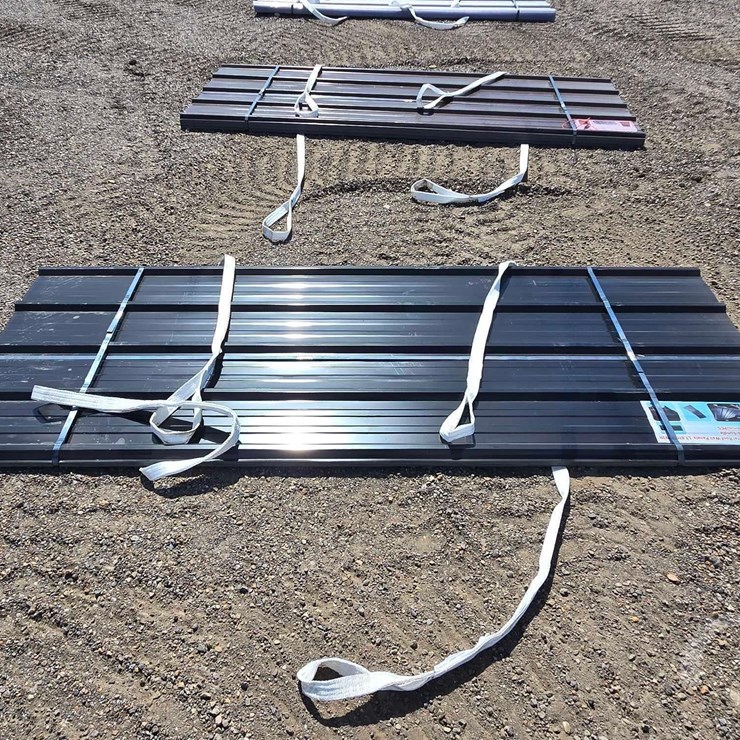 QTY. (30) BLACK METAL ROOF WALL PANELS