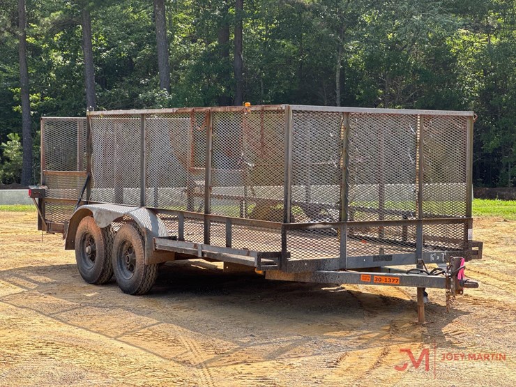 2009-custombuilt-16'-tandem-axle-utility-trailer-image-1