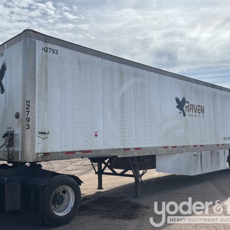 2011 Wabash 42' Tandem Axle Dry Van Trailer, 68,000lb GVWR