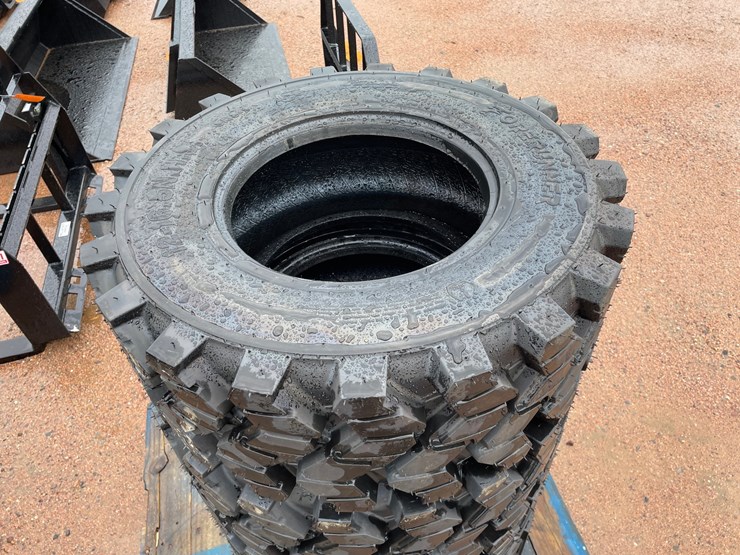 #14627-•-set-of-(4)-12-16.5-skid-steer-tires-(mosinee,-wi)-image-3