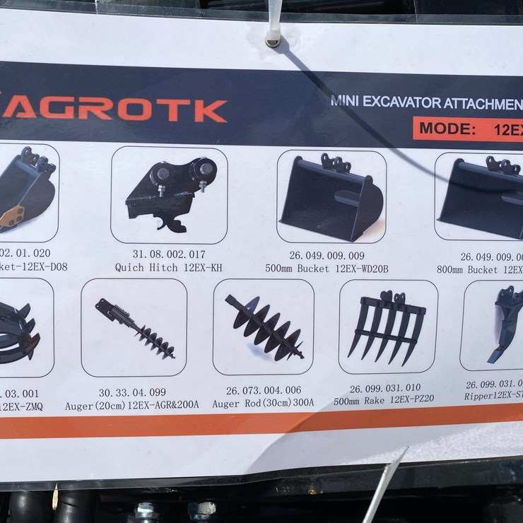 #14534 • New AGT Mini Excavator Attachment Kit (Mosinee, WI)