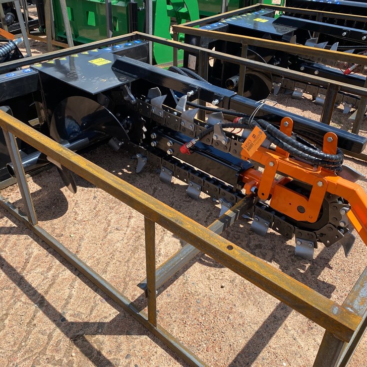 #14563 • New 2026 Mower King Skid Steer Trencher (Mosinee, WI)