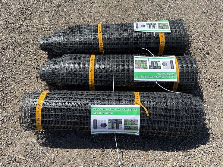 qty.-(3)-black-plastic-mesh-safety-fencing-rolls-image-1