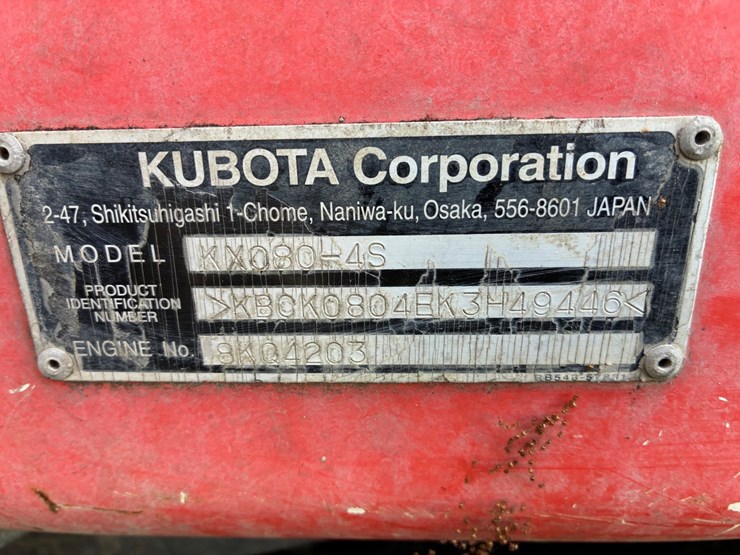 #9904-•-kubota-kxo80-4-excavator-image-15