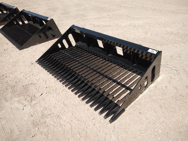 wolverine-sb66-67"-skid-steer-skeleton-rock-bucket-image-1