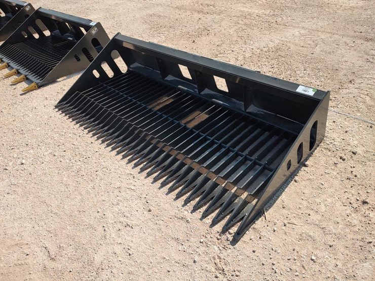 wolverine-sb84-84"-skid-steer-skeleton-rock-bucket-image-1