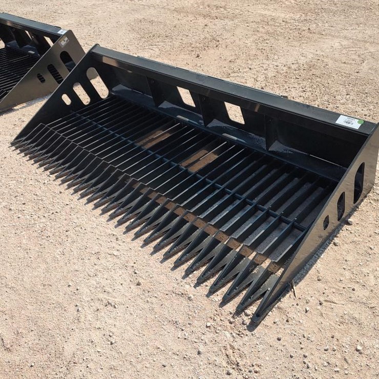 Wolverine SB84 84" Skid Steer Skeleton Rock Bucket