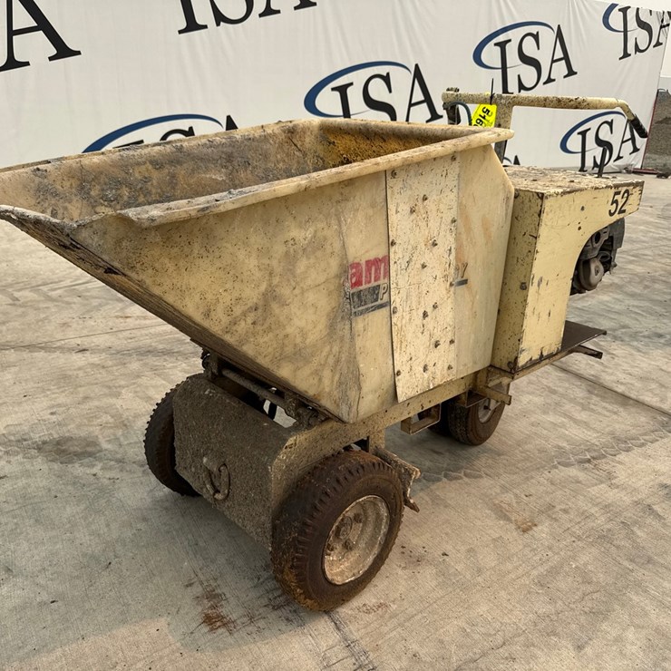 #5166 • Terex OMPB10W Walk Behind Power Buggy