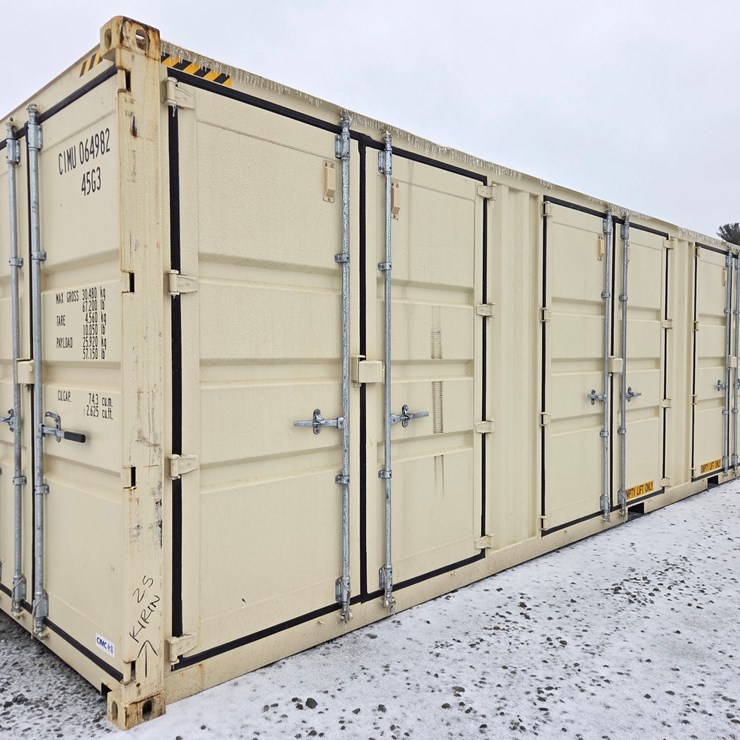 #5007 • 40' (5) Door One Trip Shipping Container
