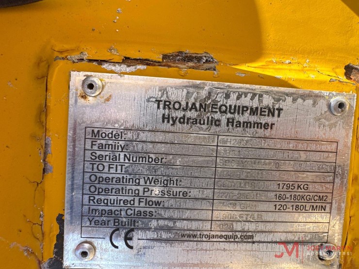 trojan-th200-hydraulic-hammer-/-breaker-excavator-attachment-image-7