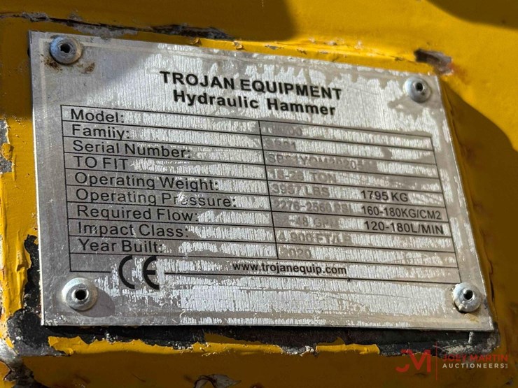 trojan-th200-hydraulic-hammer-/-breaker-excavator-attachment-image-8
