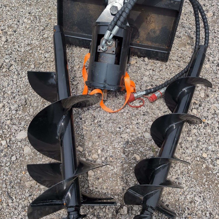 I Ranch Mini SkidSteer Auger Drive and Bits