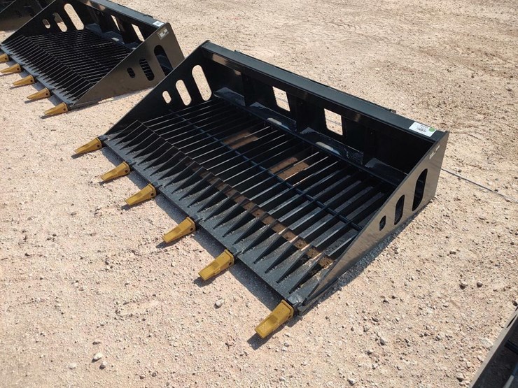 wolverine-rsb66-68"-skid-steer-skeleton-rock-bucket-w/teeth-image-1