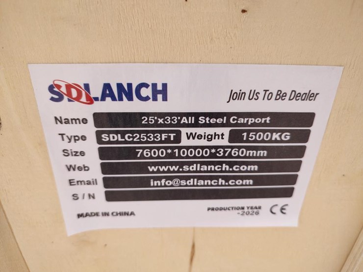 sd-lanch-gs2533-25ft-x-33ft-double-garage-metal-shed-image-7