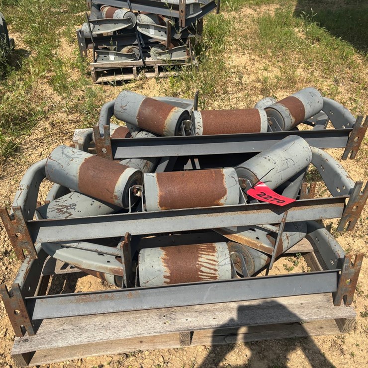 #2270 • (6) 36" Belt Idlers