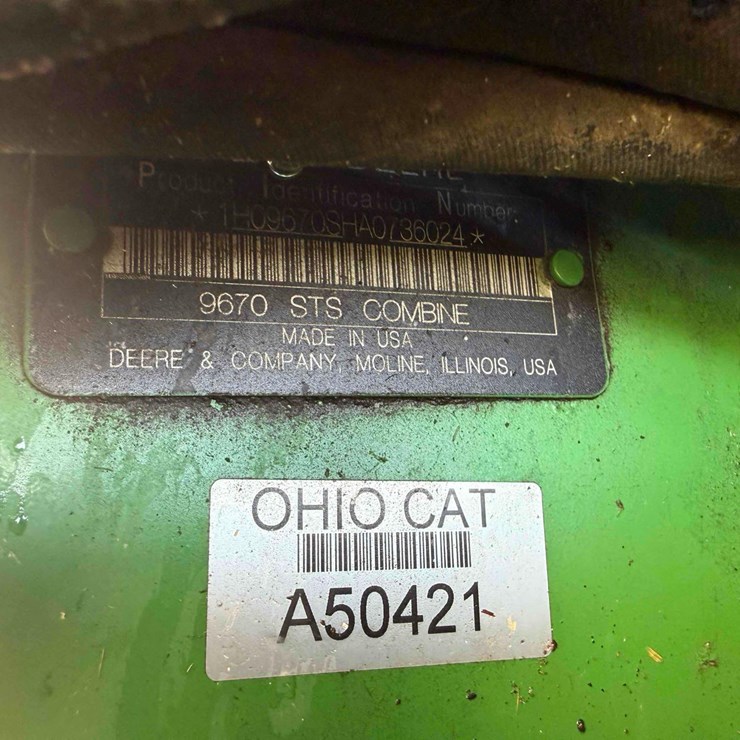 2011 John Deere 9760 Combine