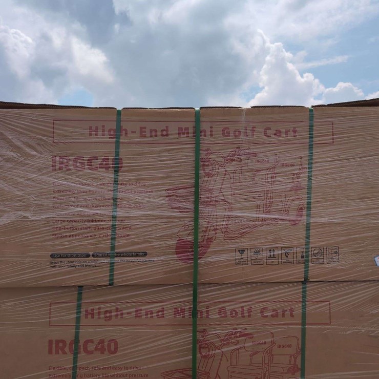 (1) High End Mini Golf Cart - IRGC40 - Red