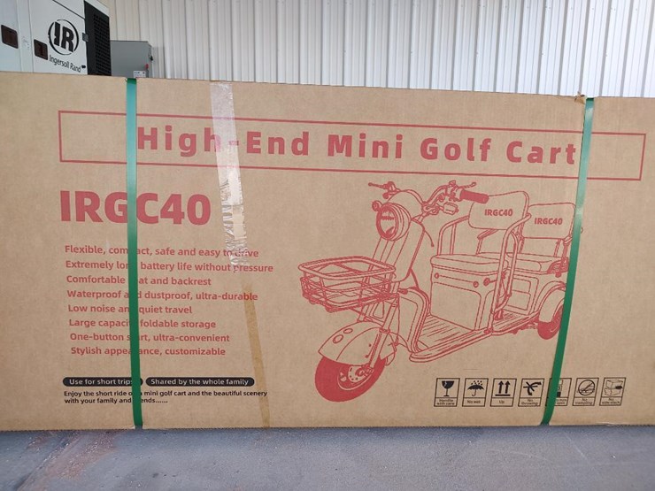 ir-irgc40-high-end-mini-electric-golf-cart,-color-red-image-1