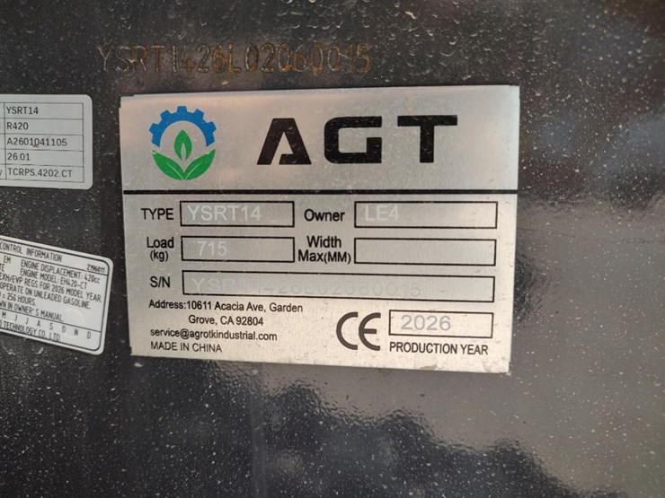 2026-agt-industrial-ysrt14-stand-on-mini-skid-steer-loader-image-21