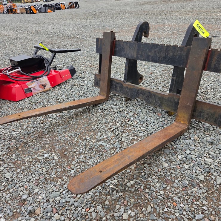 #6355 • Approx. 48" Loader Pallet Forks