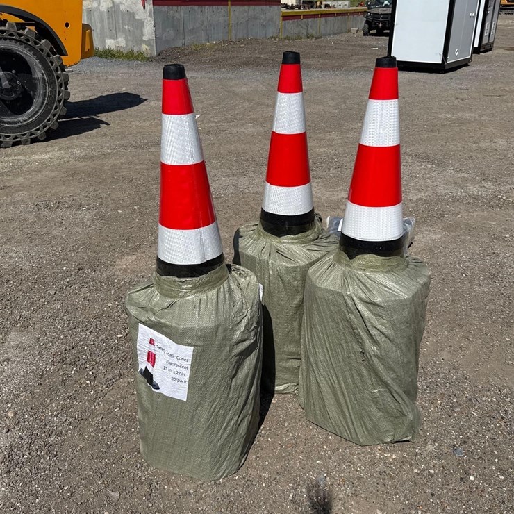 QTY (60) SAFETY TRAFFIC CONES