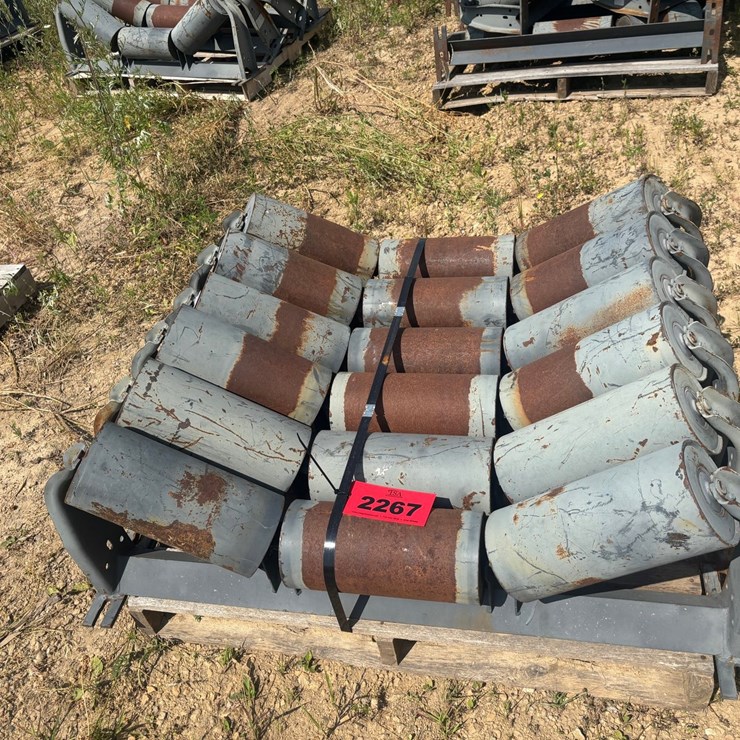 #2267 • (6) 36" Belt Idlers