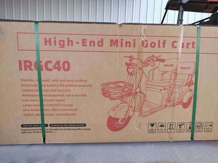 ir-irgc40-high-end-mini-electric-golf-cart,-color-green-image-1