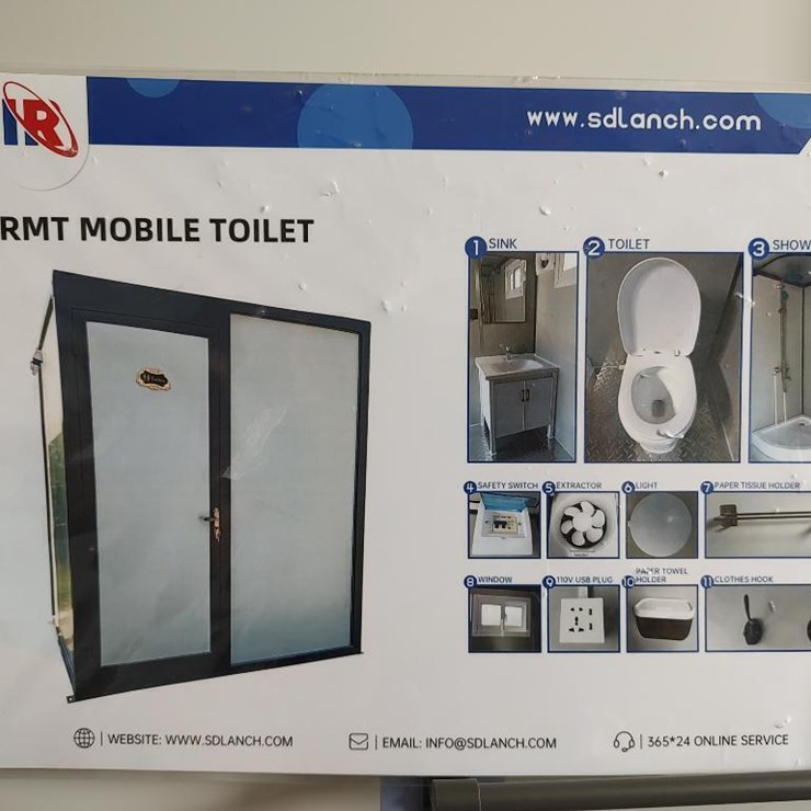 SD Lanch IRMT Mobile Toilet w/Shower