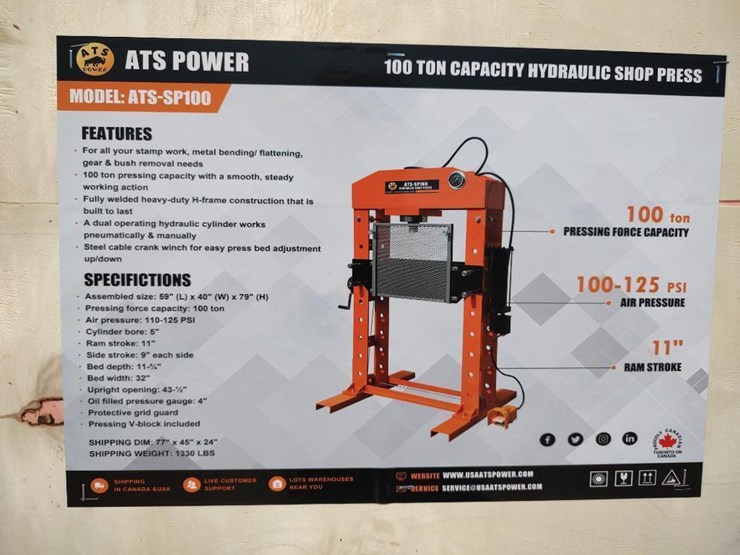 ats-power-ats-sp100-100-ton-hydraulic-shop-press-image-1