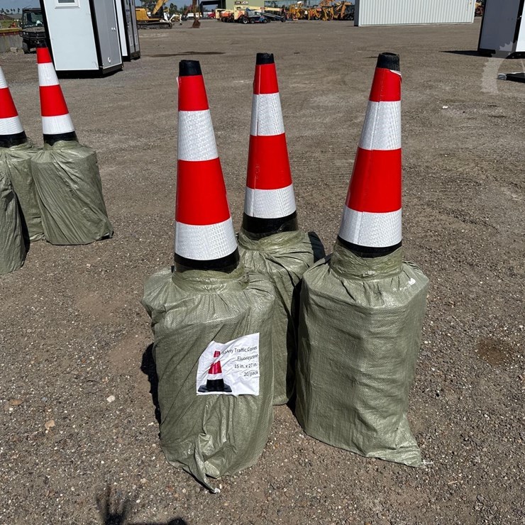QTY (60) SAFETY TRAFFIC CONES