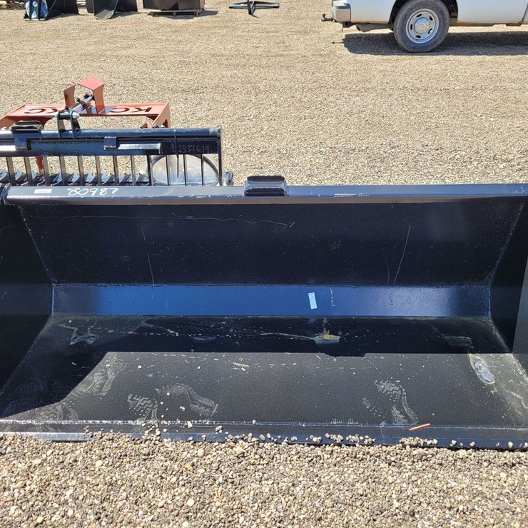 84 in. Skid Steer Snow/Litter Bucket