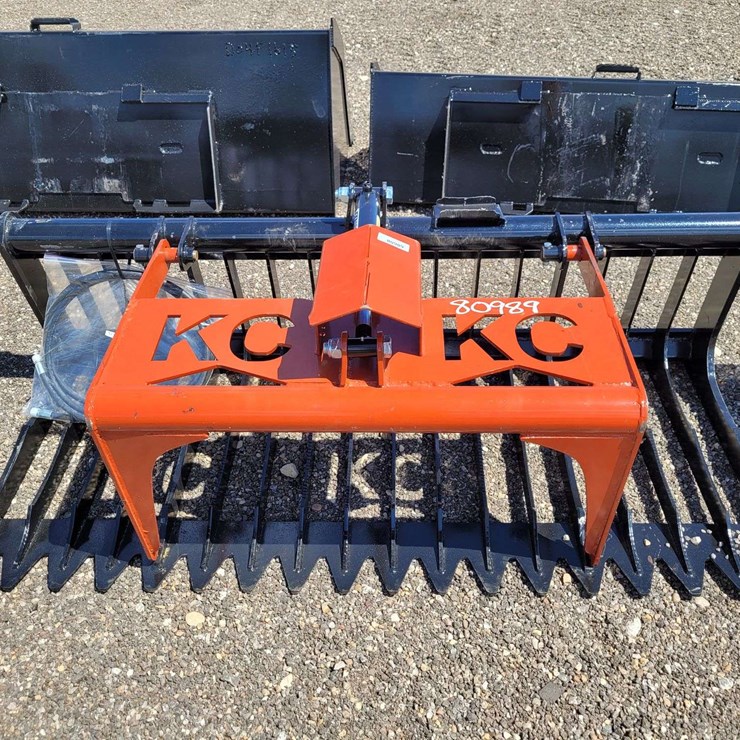 76 in. Single Cylinder Skeleton Grapple Bucket v3