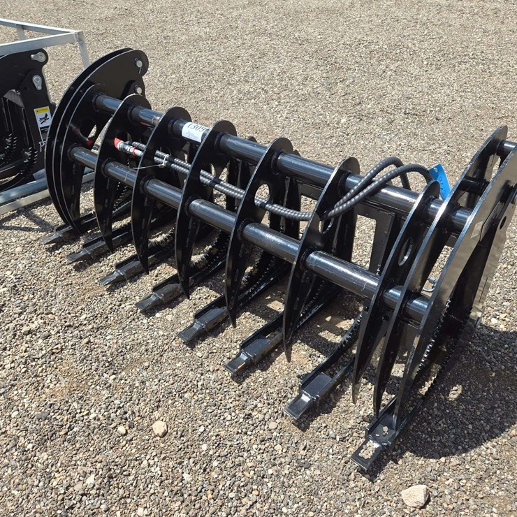 2026 Skid Steer Quick Attach (72") Curved Log Grabber