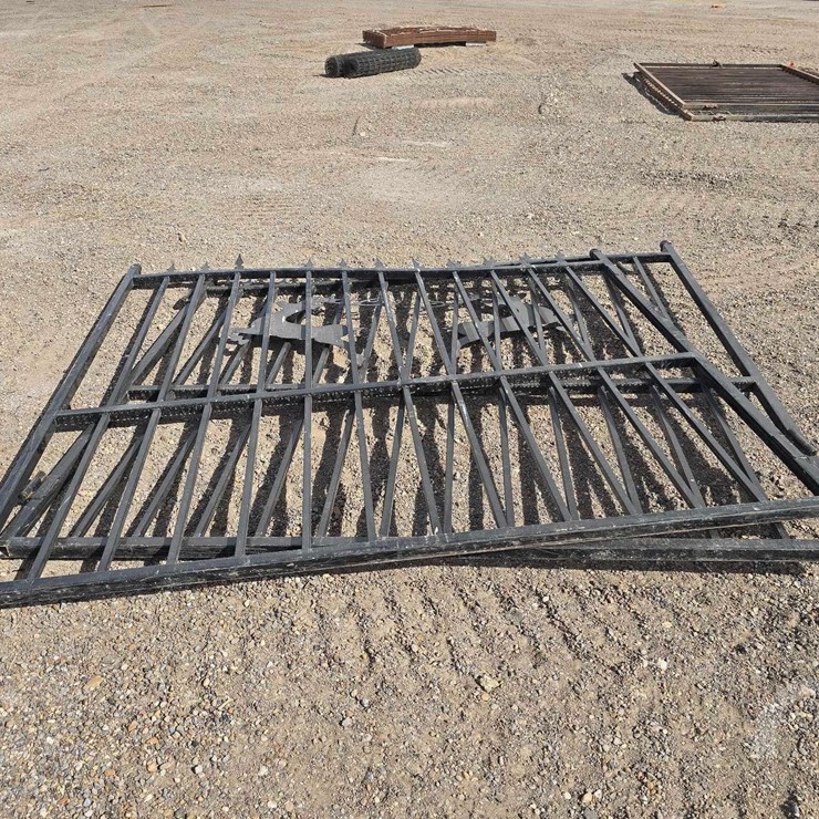 FUTURE 14 FOOT BI-PARTING WROUGHT IRON GATE