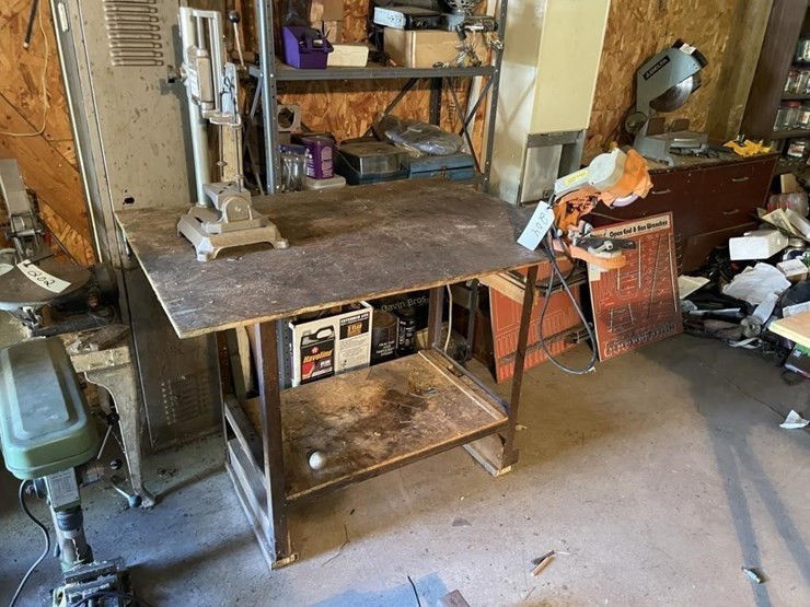 shop-table-w/sharpener-&-drill-press-stand-image-1