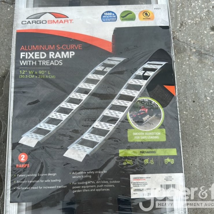 Unused Cargo Ramp Set, 12" X 90"