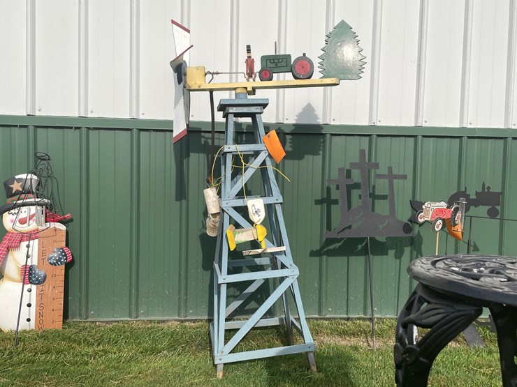 #2147-•-shop-made-wooden-decorative-windmill-image-4