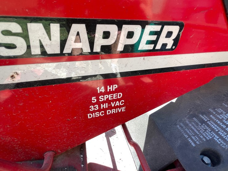 #2108-•-snapper-33"-riding-mower-image-14