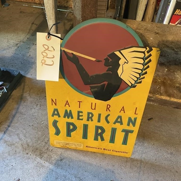 Natural American Spirit Sign