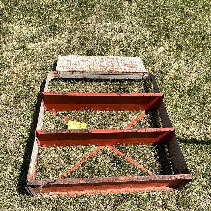 #2173 • Vintage Battery Display