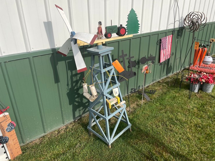 #2147-•-shop-made-wooden-decorative-windmill-image-2
