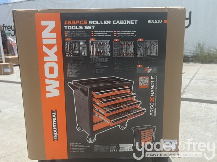 unused-wokin-163-piece-tool-kit,-6-drawer-roll-around-tool-center-image-1