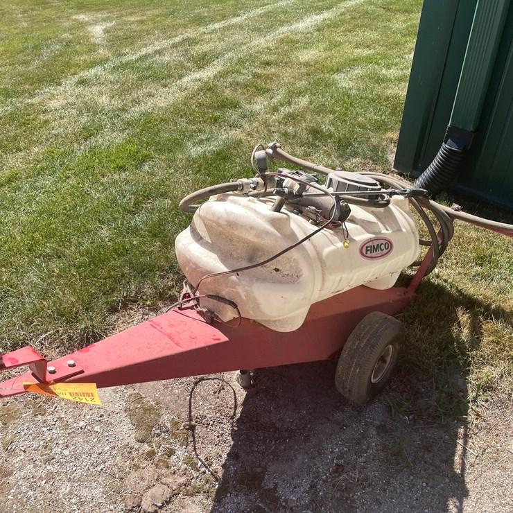 #2142 • Fimco Pull Behind Sprayer