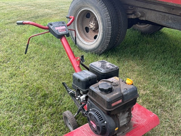 front-tine-tiller,-later-craftsman-newer-model,-gas-engine,-used-little,-stored-inside-image-6
