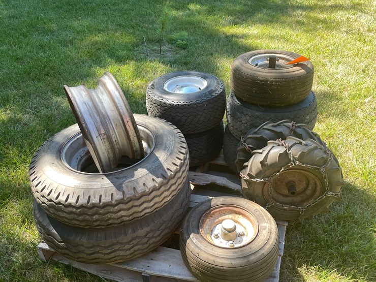 #2194-•-pallet-of-various-tires-and-rims-image-2