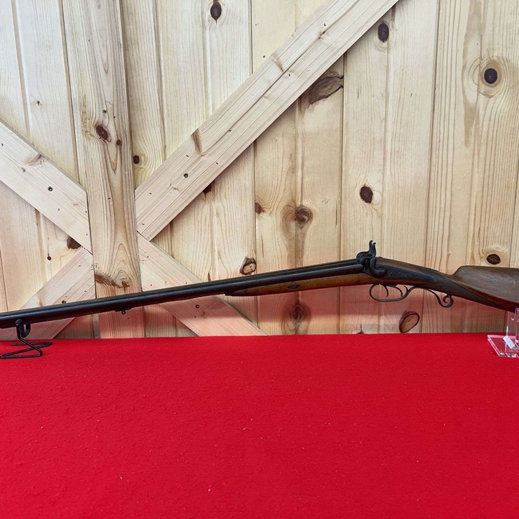 German Double Barrel Percussion Shotgun